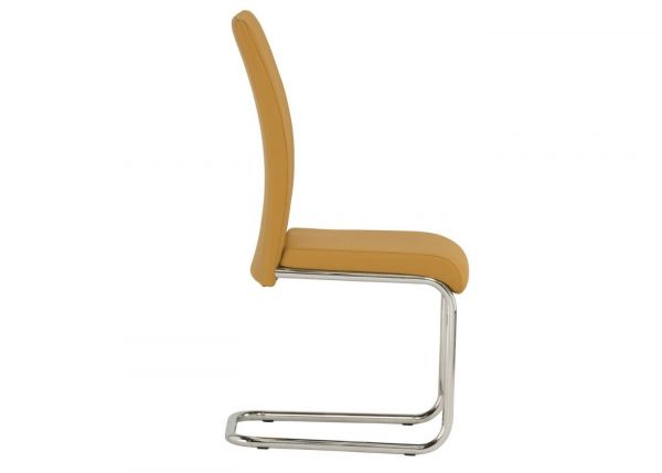 Montello PU Dining Chair - Mustard