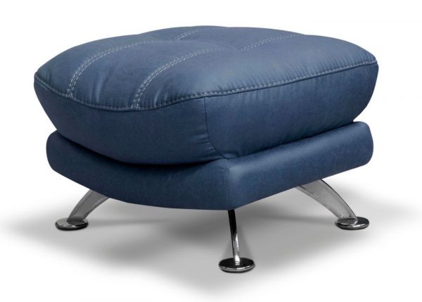 Axis Footstool by SofaHouse - Denim