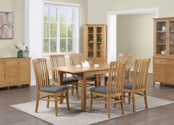 Kilkenny Oak 160cm Extension Dining Range by Annaghmore