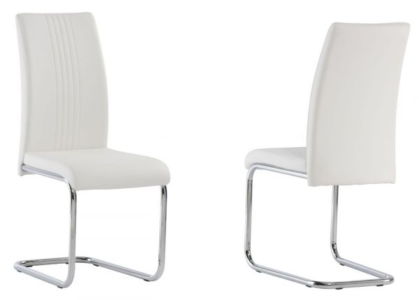 Montello PU Dining Chair - White
