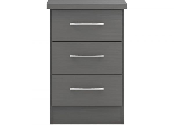 Nevada 3D Effect Grey 4 Piece Bedroom Furniture Set inc. 6-Drawer Chest by Wholesale Beds & Furniture