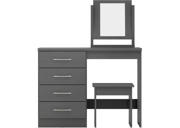 Nevada 3D Effect Grey Dressing Table by Wholesale Beds & Furniture