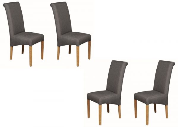 Sophie Dining Chair by Annaghmore - Set of 4 - Grey