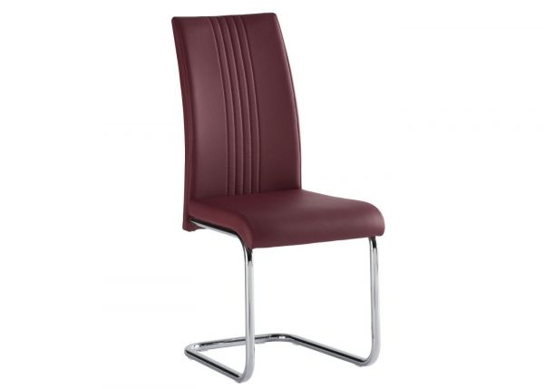 Montello PU Dining Chair - Red