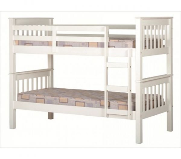 Neptune 3ft White Bunk Bed by Wholesale Beds
