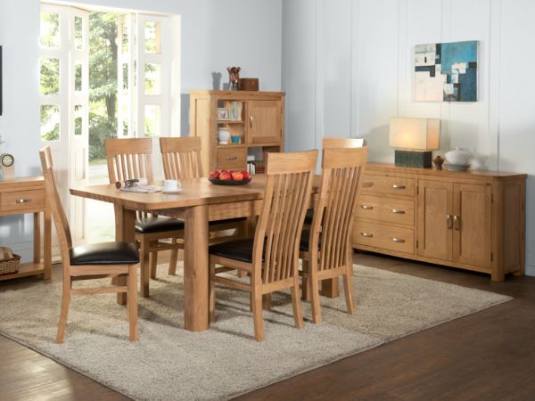 Treviso 6ft x 3ft Extension Dining Set by Annaghmore