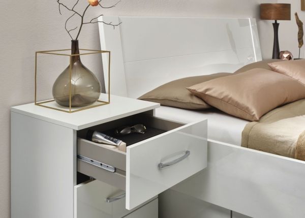 Aditio Alpine White Bedroom Furniture Range by Rauch