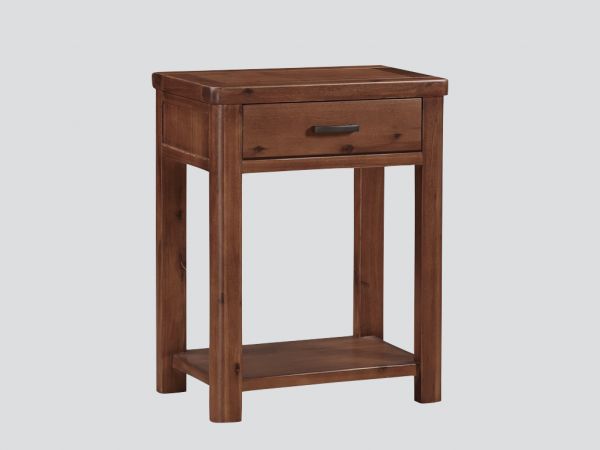 Andorra Acacia 1-Drawer Console by Annaghmore