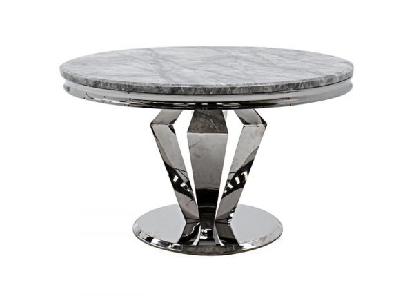 Arturo 1.3m Round Dining Table by Vida Living - Grey