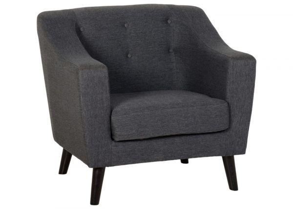 Ashley Dark Grey 1 Seater by Wholesale Beds & Furniture