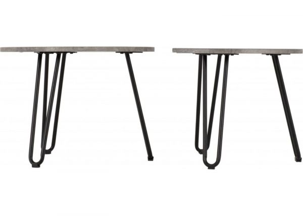 Athens Duo Coffee Table Set in Concrete Effect by Wholesale Beds & Furniture Legs