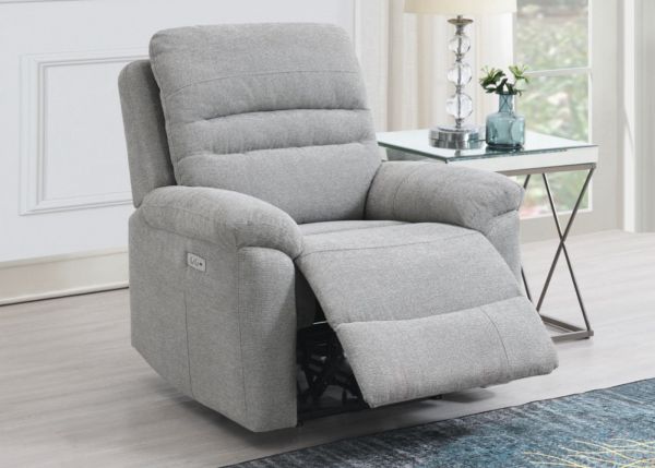 Belford Electric Reclining Grey 1 Seater