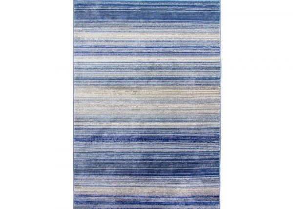 Mystique Blue Linea Stripes Rug Range by Home Trends