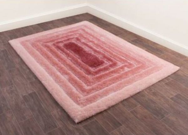 3D Time Gate Blush Rug Range by Ultimate Rugs Full
