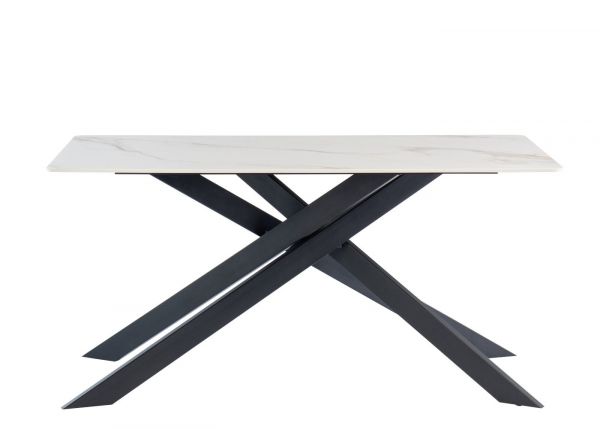Camino 1.6m Kass Gold Dining Table Only