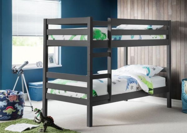 Camden Bunk Bed in Anthracite by Julian Bowen