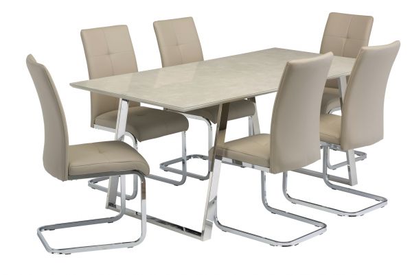Carpino 1.8m Dining Table and Forio Chairs Range 