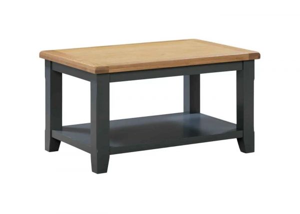Capri Dark Coffee Table with Shelf