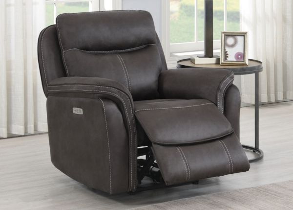 Claremont Grey Electric Reclining  1 Seater
