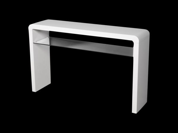 Clarus White Large Console Table by Annanghmore