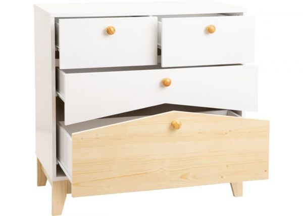Cody 2+2 Drawer Chest by Wholesale Beds & Furniture Open