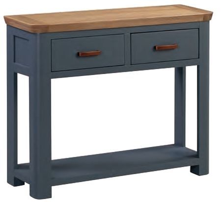 Treviso Midnight Blue Painted Large Console by Annaghmore