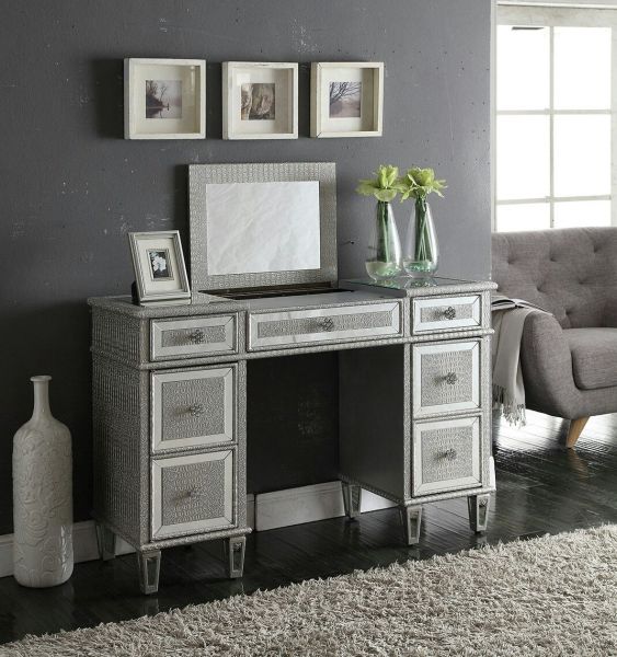 Sofia Mirrored Dressing Table by Derrys
