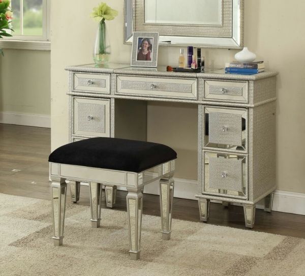 Sofia Mirrored Dressing Table by Derrys