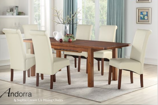 Andorra Acacia 1.2m Extending Dining Table by Annaghmore