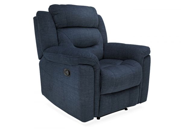 Dudley Blue 1-Seater Recliner Chair by Vida Living