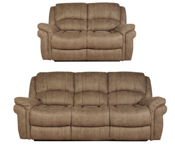 Farnham Taupe Leather Air 3-Seater + 2-Seater Sofa Set by Annaghmore
