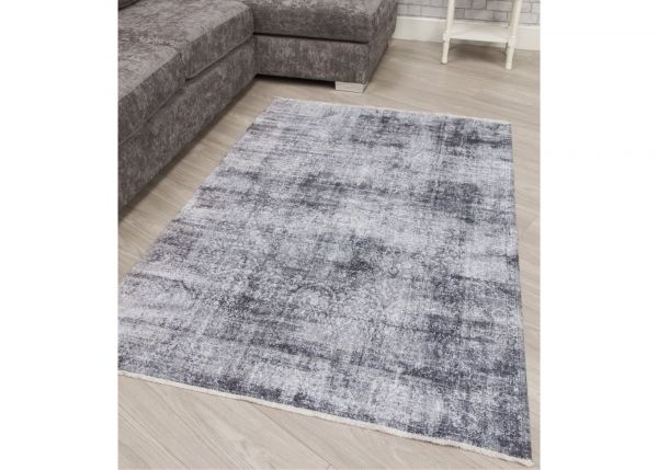 Modena Grey Messina Rug Range by Home Trends Room Image