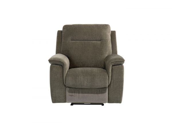 Havarti Fabric Electric Reclining 3 + 1 + 1 Sofa Set in Green 1 Seater