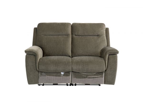 Havarti Fabric Electric Reclining 2 Seater Sofa in Green