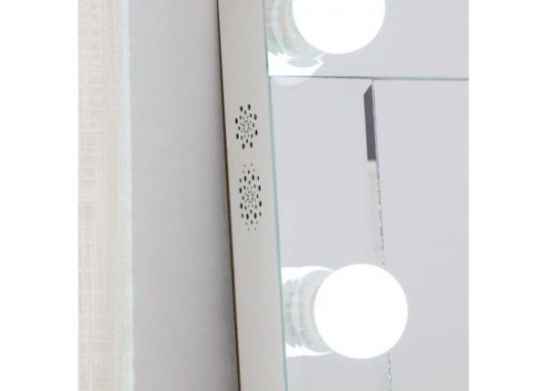 Hollywood Bluetooth Glass Floor Mirror by Derrys Speaker