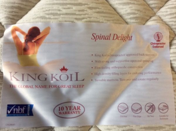 Spinal Delight Mattress Range by King Koil
