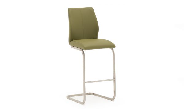 Pair of Irma Olive Green Bar Chairs by Vida Living