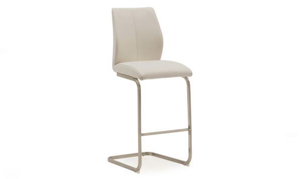 Pair of Irma Taupe Bar Chairs by Vida Living