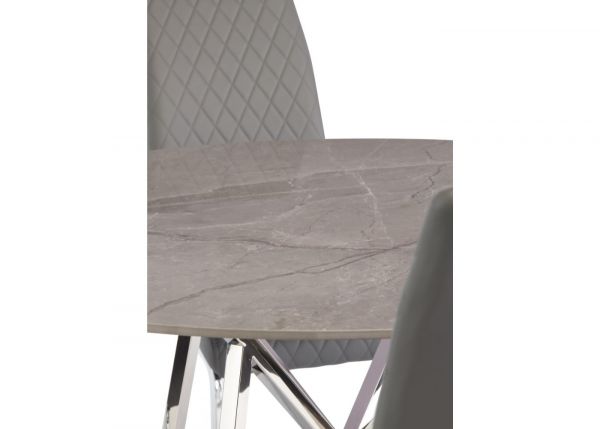 Jenne Grey 1.2m Round Dining Table Only