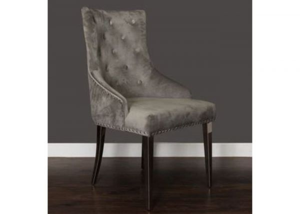Lions Head Dining Chair in Light Grey by Honey B