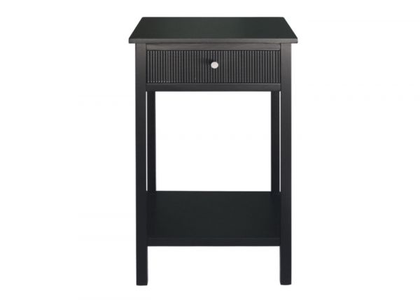 Lindon Black End Table by CIMC Front