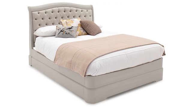 Mabel 4ft6 Bed with Upholstered Headboard by Vida Living 