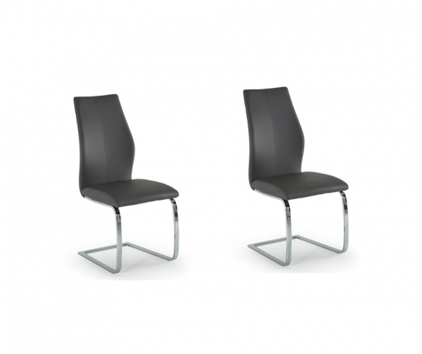 Pair of Elis Grey Dining Chairs by Vida Living