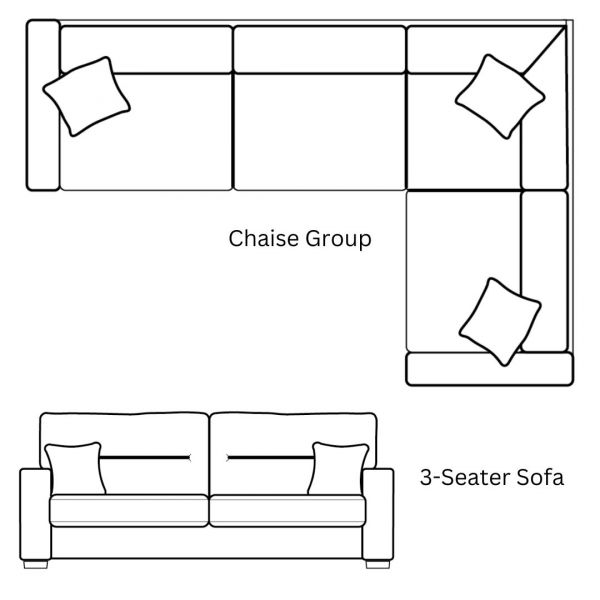 Melrose Sofa Range by Lebus