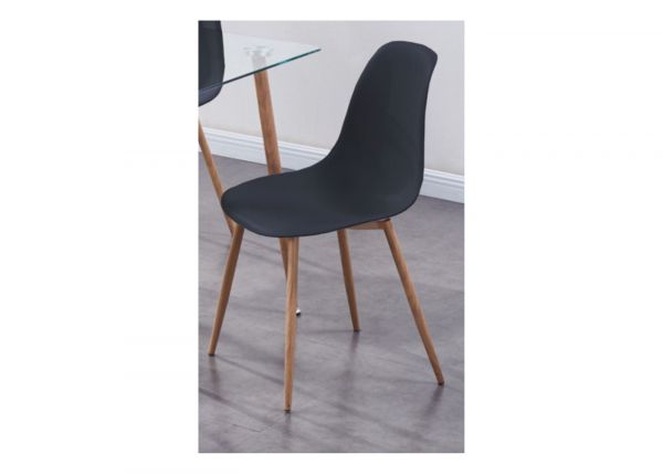 Milana Dining Chair in Black by Annaghmore