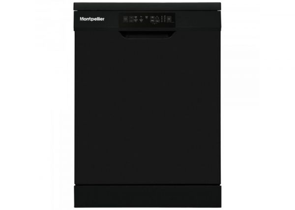 Montpellier MDW1354K Black 60cm Freestanding Dishwasher 