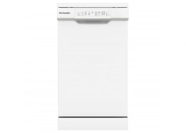 Montpellier MDW1054W 45cm Freestanding Slimline Dishwasher - White
