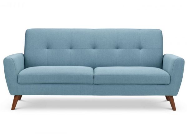 Monza Blue Compact Retro 3 Seater Sofa Set by Julian Bowen