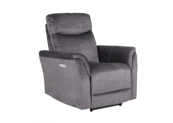 Mortimer Graphite Electric Reclining 1 Seater