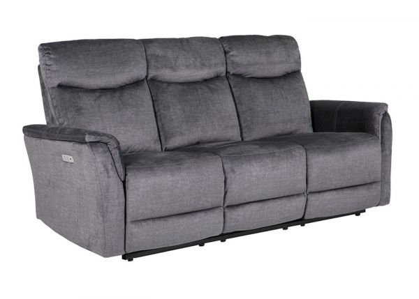 Mortimer Graphite Electric Reclining 3 Seater
